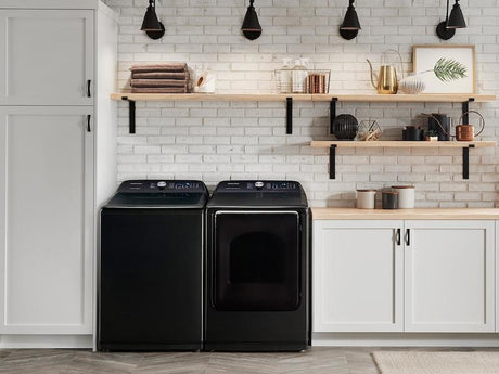 7.4 cu. ft. Electric Dryer with Steam Sanitize+ in Black Stainless Steel