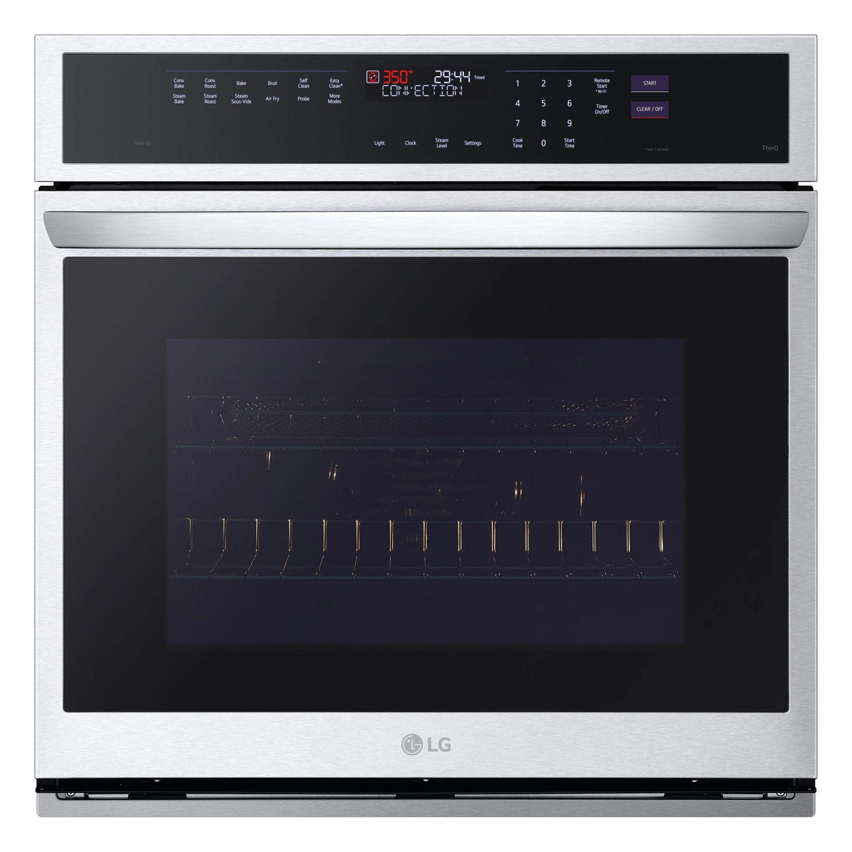 4.7 cu. ft. Smart Wall Oven with InstaView®, True Convection, Air Fry, and Steam Sous Vide