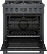 800 Series Gas Freestanding Range 30" Black Stainless Steel