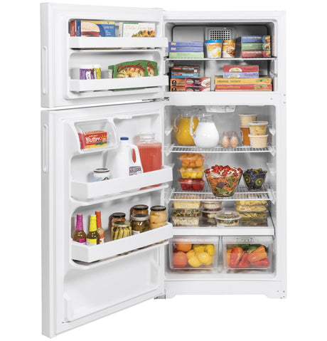 Hotpoint® ENERGY STAR® 15.6 Cu. Ft. Recessed Handle Top-Freezer Refrigerator