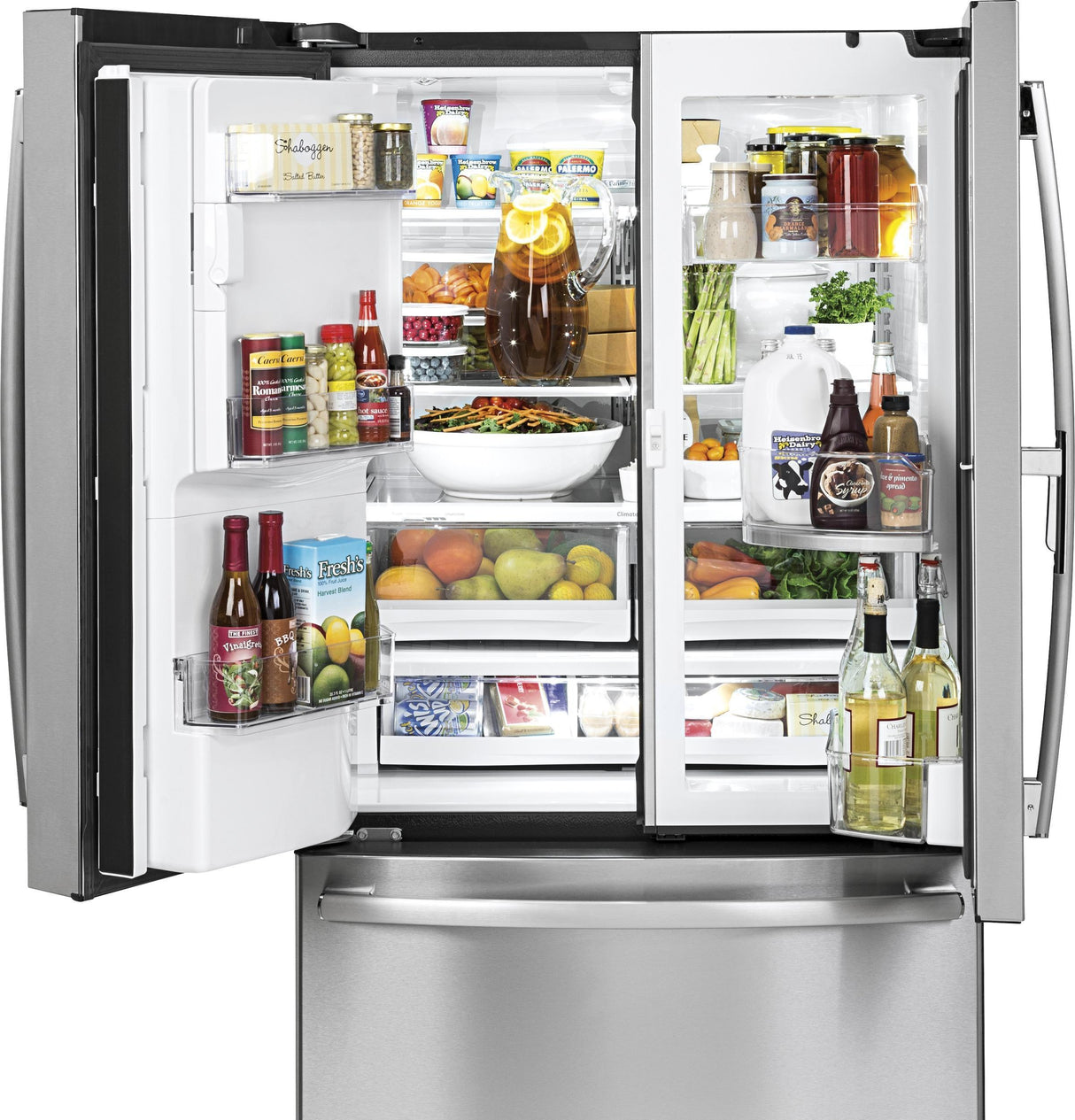 GE Profile™ Series 22.1 Cu. Ft. Counter-Depth French-Door Refrigerator with Door In Door and Hands-Free AutoFill