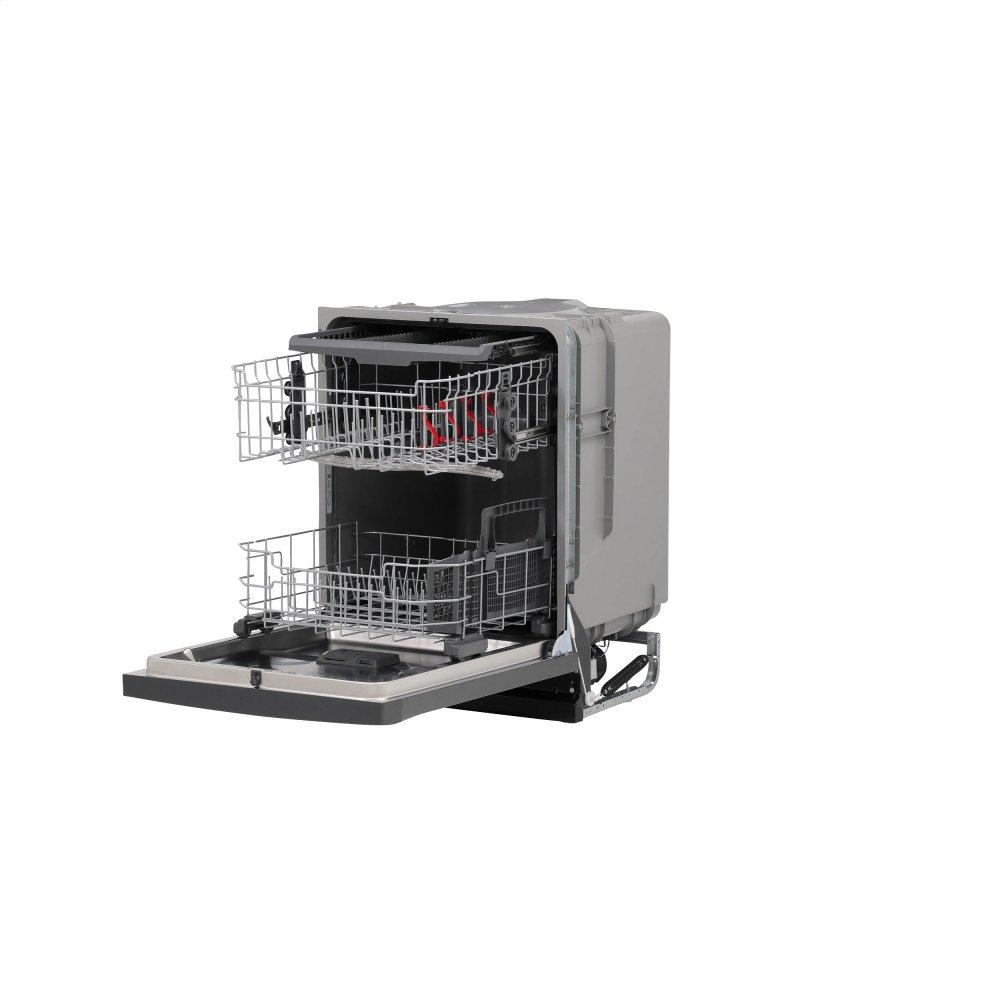 GE® Hybrid Stainless Steel Interior Dishwasher with Hidden Controls