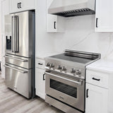 ZLINE 30" 4.0 cu. ft. Induction Range with a 4 Element Stove and Electric Oven in Stainless Steel (RAIND-30) [Color: Stainless Steel]