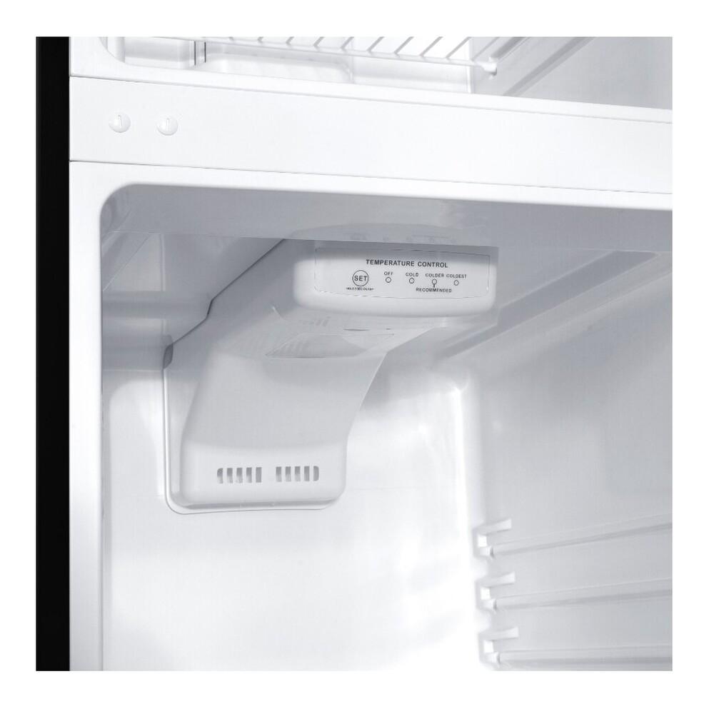 Verona VEFTF2412RBK 24 inch Top Freezer Refrigerator with 12 cu. ft. Total Capacity, Reversible Doors, Recessed Handle, Energy Star (Black)