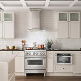ZLINE Wall Mount Range Hood in Stainless Steel with Built-in CrownSound™ Bluetooth Speakers (KN4CRN-BT) [Size: 42 Inch]