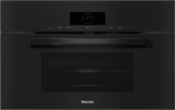 H 7870 BM Obsidian black - 30" compact speed oven in a perfectly combinable design with automatic programs and roast probe.