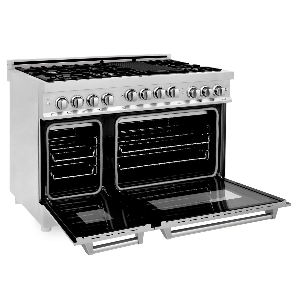 ZLINE 48" 6.0 cu. ft. Range with Gas Stove and Gas Oven in Stainless Steel (RG48) [Color: Blue Matte]