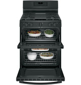 GE® 30" Free-Standing Gas Double Oven Convection Range