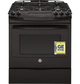 GE® 30" Slide-In Front Control Gas Range