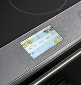 Café™ 30" Smart Slide-In, Front-Control, Induction and Convection Range in Platinum Glass