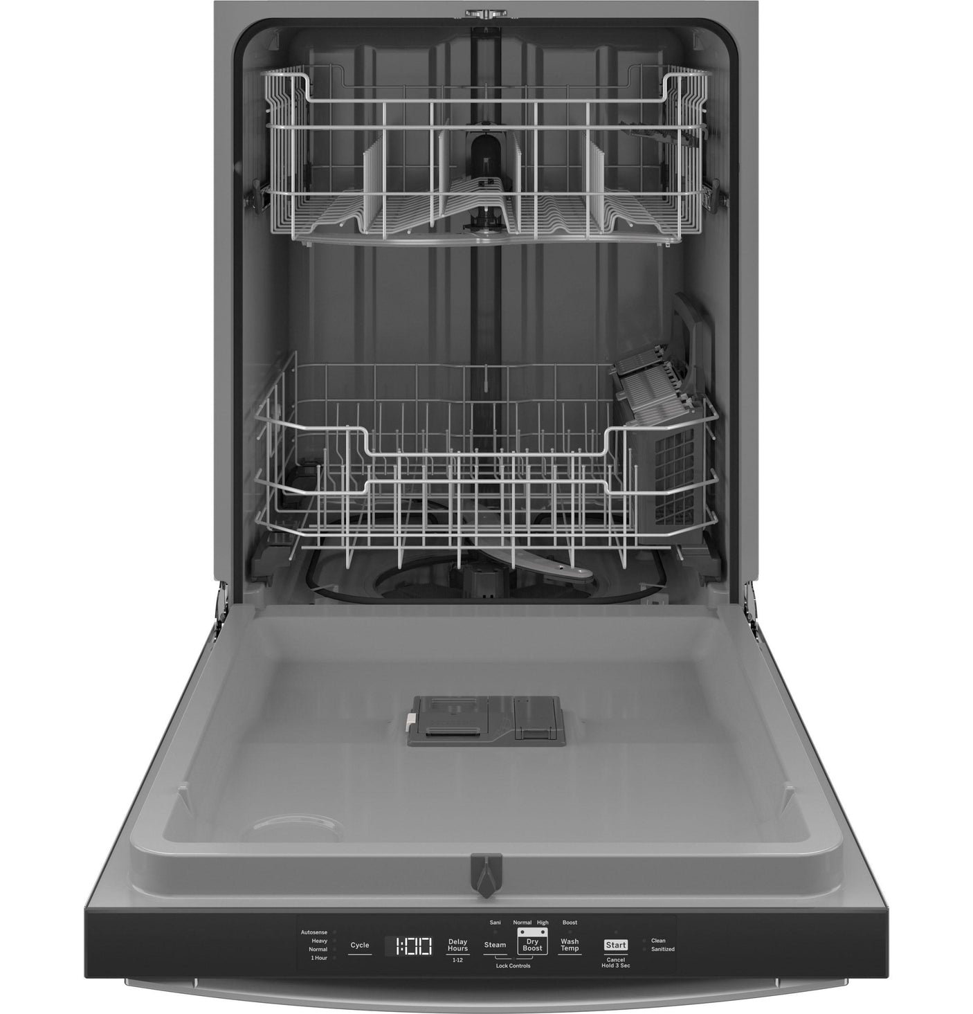 GE ENERGY STAR Top Control with Plastic Interior Dishwasher with Sanitize Cycle & Dry Boost