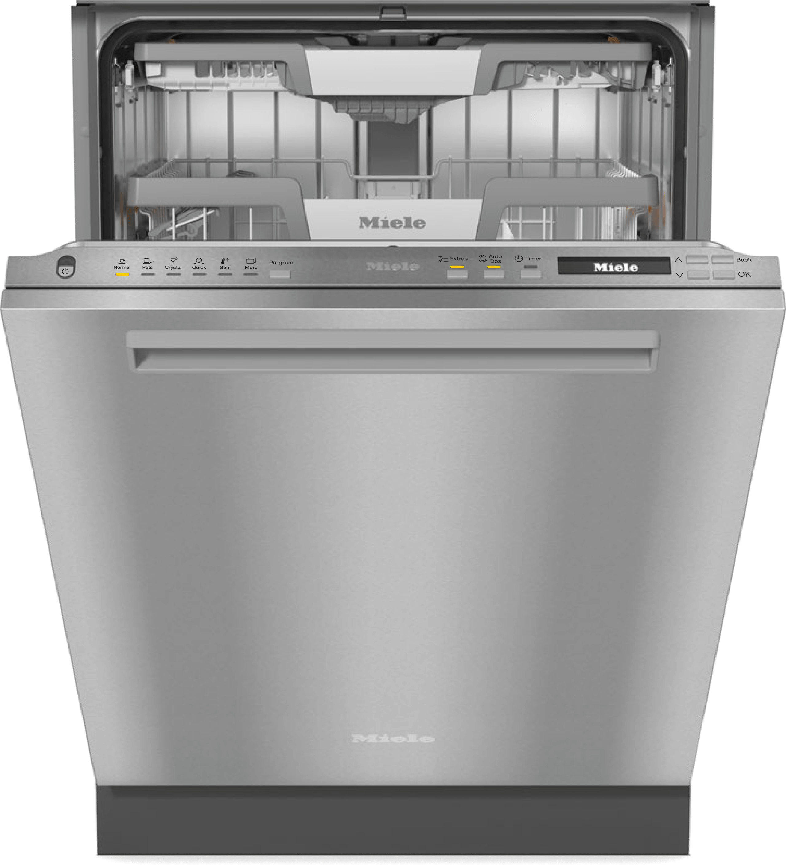 G 7186 SCVi SFP AutoDos Stainless Steel. - Fully-integrated, full-size dishwasher with Automatic Dispensing thanks to AutoDos with integrated PowerDisk.