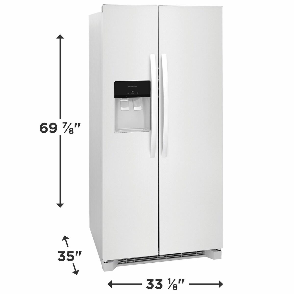 22 Cu. Ft. 33" Standard Depth Side by Side Refrigerator