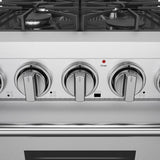 24 Inch S Series Professional Gas Range - Stainless Steel