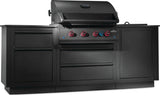 OASIS 300 Outdoor Kitchen, Built-in 700 Series 32 With Soft Close , Propane, Matte/Matt Black