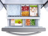 25.1 cu. ft. 3-Door French Door Refrigerator with Family Hub™ in Stainless Steel