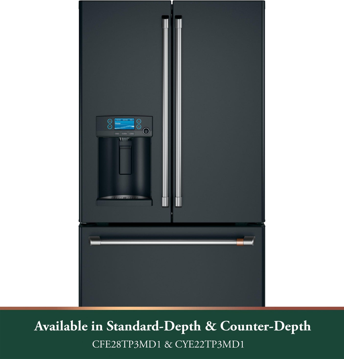 Café™ ENERGY STAR® 22.1 Cu. Ft. Smart Counter-Depth French-Door Refrigerator with Hot Water Dispenser