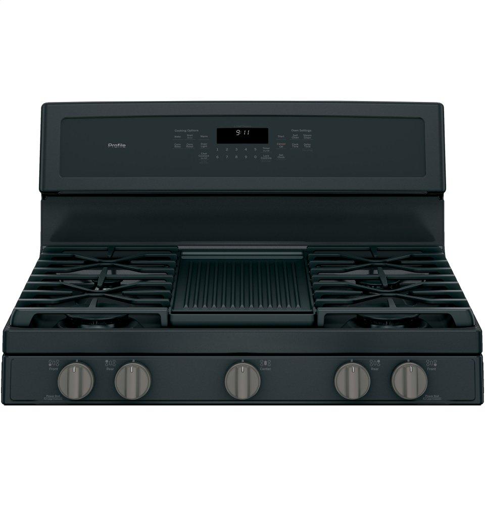 GE Profile™ 30" Free-Standing Gas Convection Range
