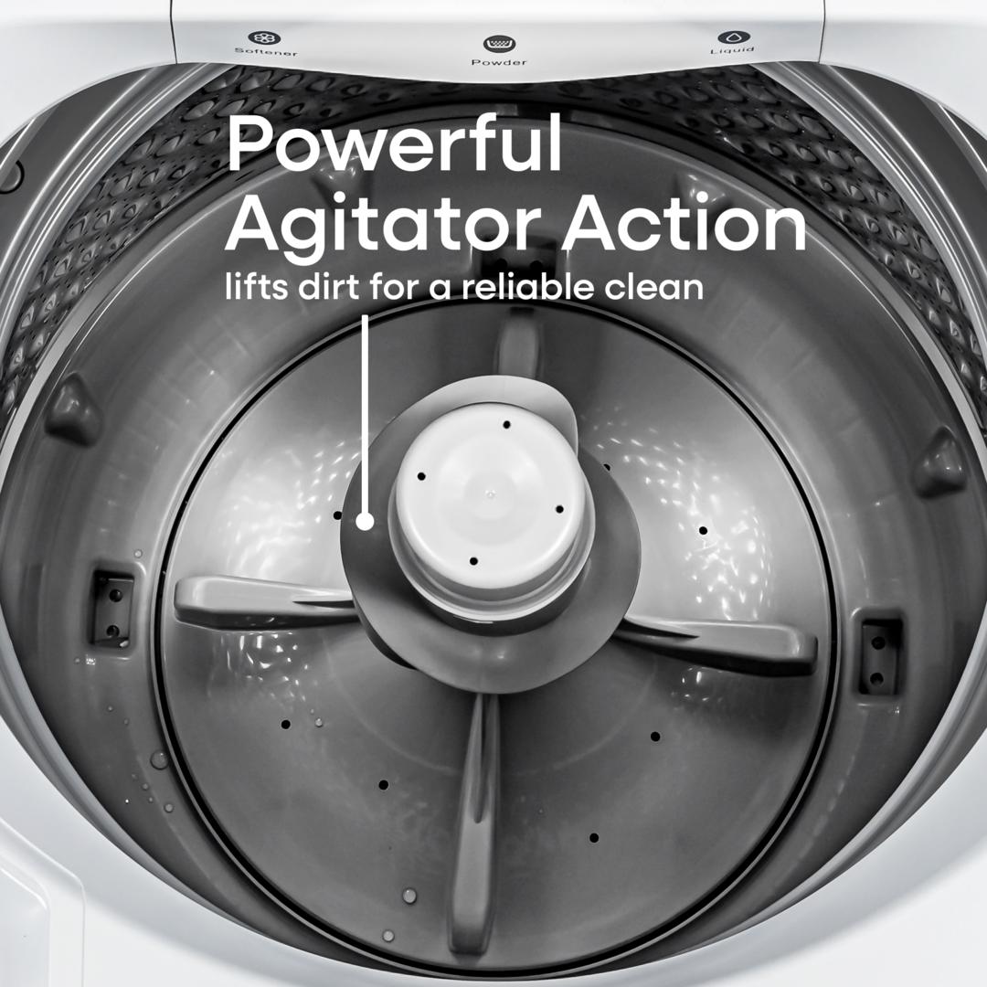 Element 3.9 cu. ft. Top Load Washer with Agitator - White (ENTW3925EW)