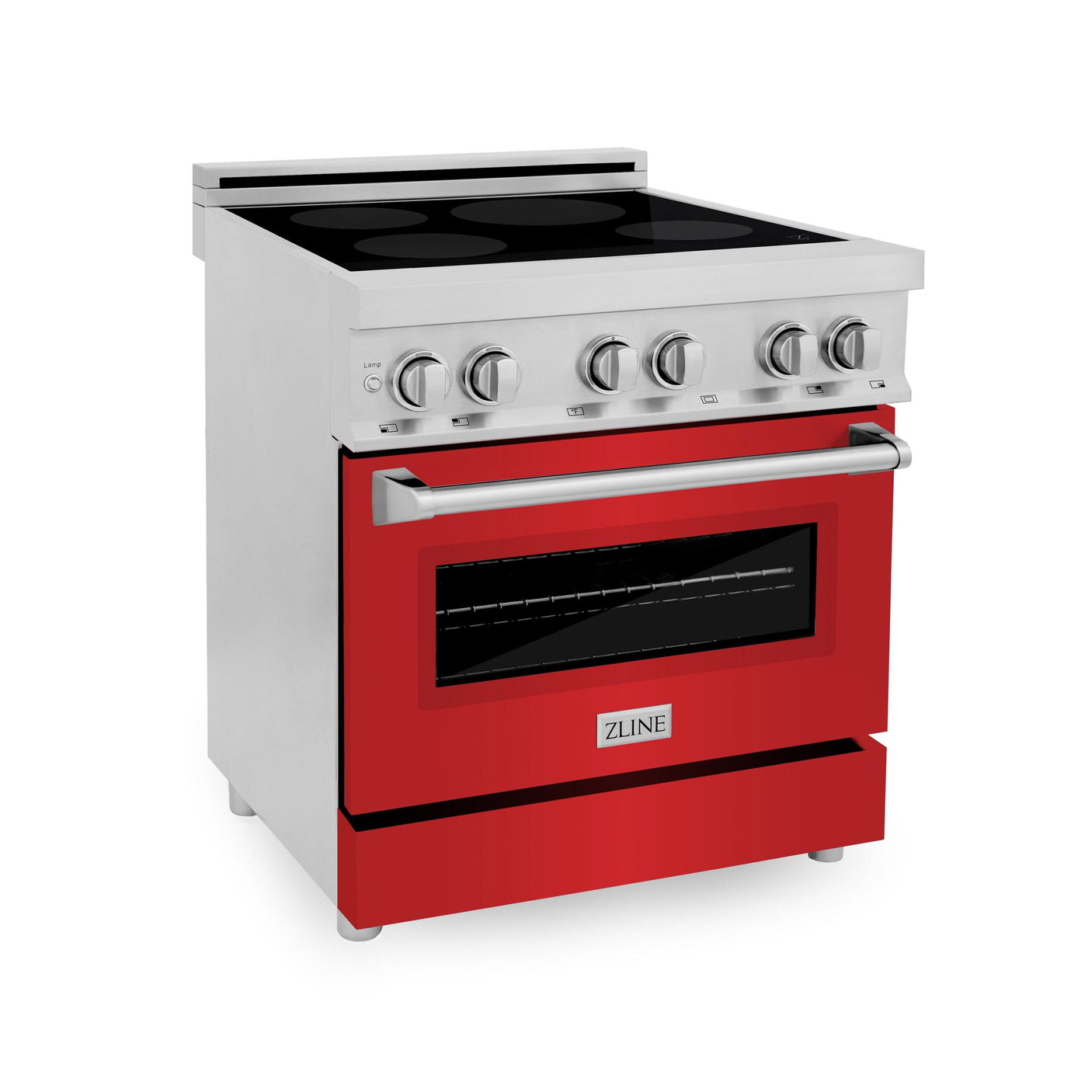 ZLINE 30" 4.0 cu. ft. Induction Range with a 4 Element Stove and Electric Oven in Stainless Steel (RAIND-30) [Color: DuraSnow®]
