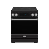 30 Inch Professional Induction Range With Tilt Panel Touch Control In Black and Stainless Steel  Gordon Ramsay Series