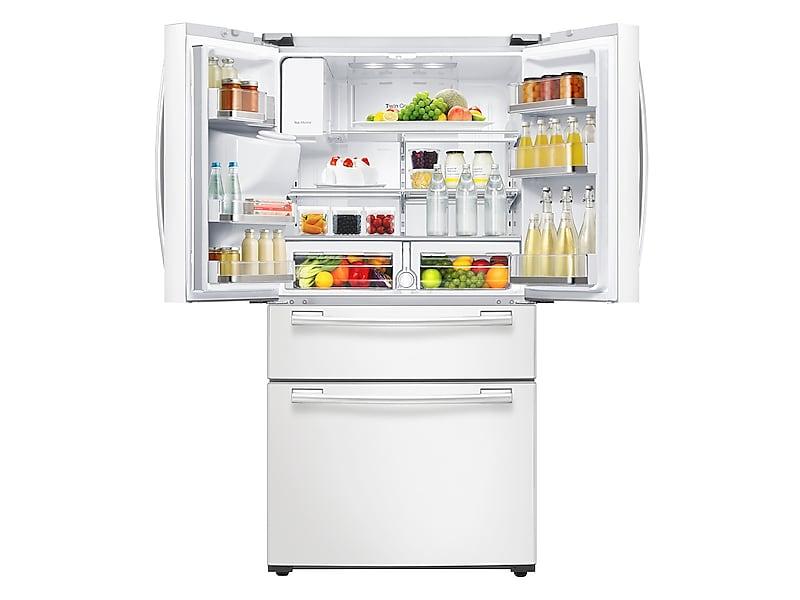 25 cu. ft. 4-Door French Door Refrigerator in White