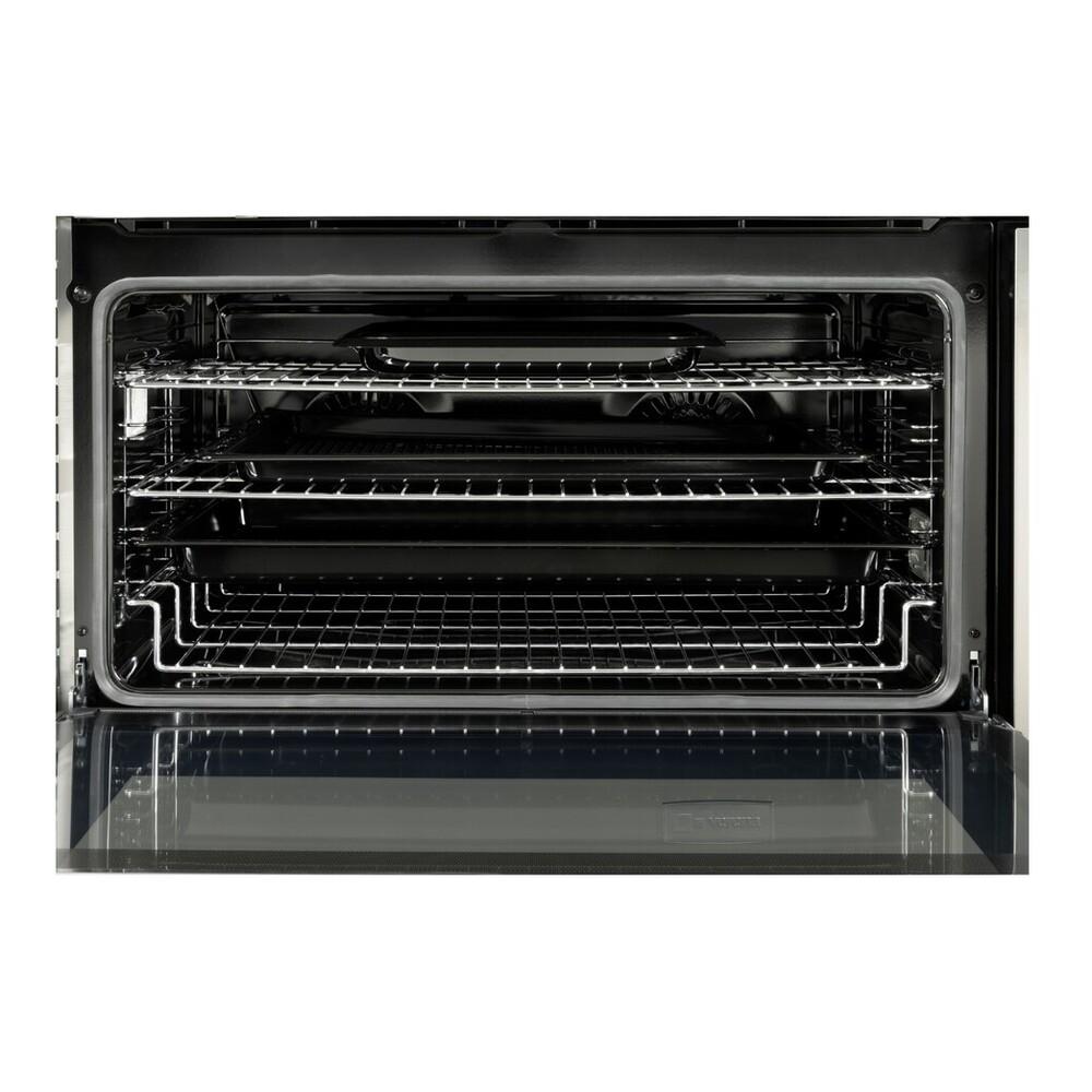 Verona VUFSGE486DSS 48 inch Ultima Collection Dual Fuel Range with 6 Brass Sealed Burners, 5.8 cu. ft. Oven Capacity, Digital Clock in Stainless Steel