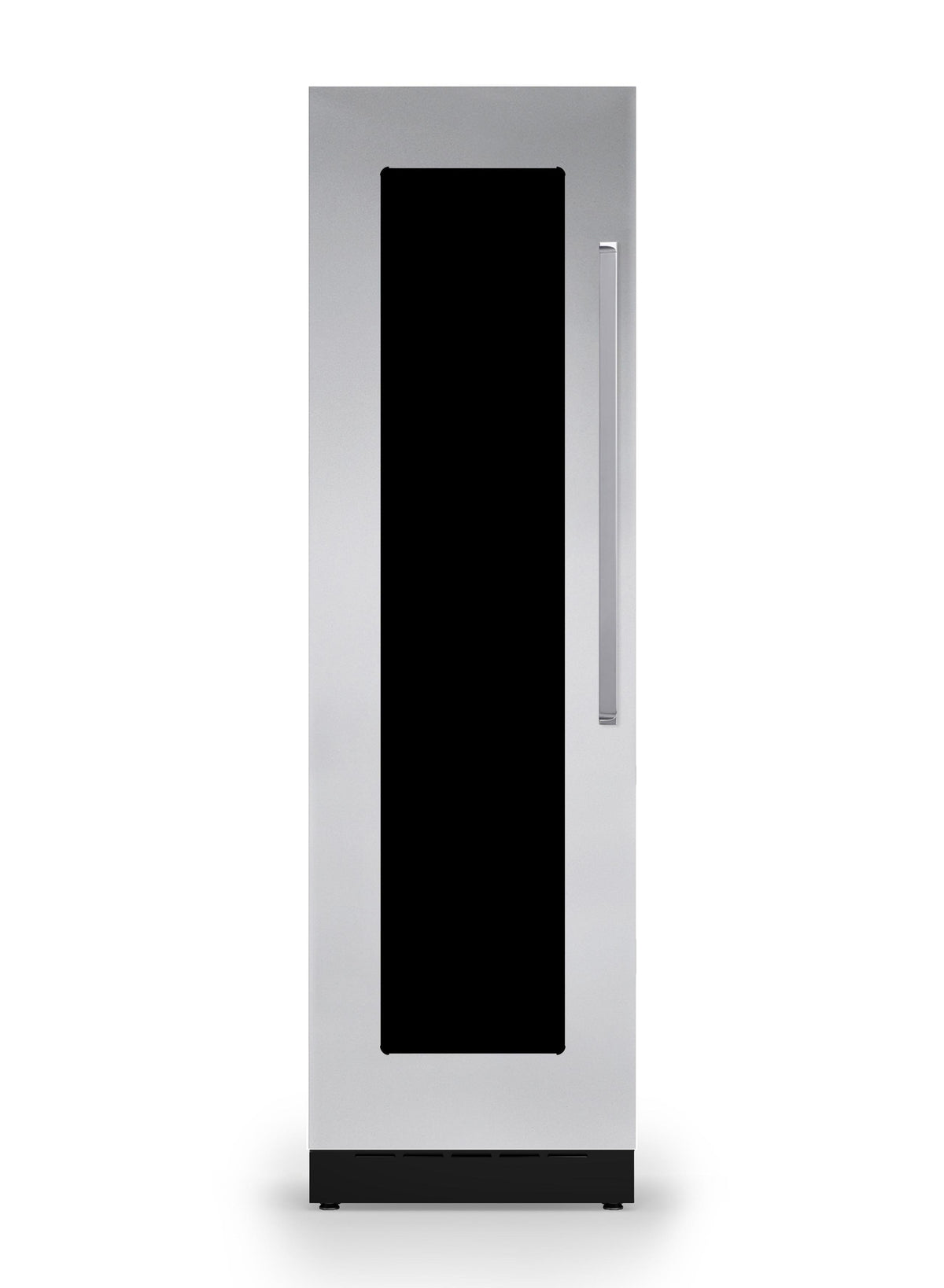 24" W. Wine Cellar Door Panel - RVL Stainless Steel Left Hinge