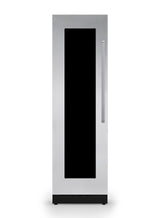 24" W. Wine Cellar Door Panel - RVL Stainless Steel Left Hinge