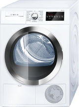 800 Series Cond. Dryer - 208/240V, Cap. 4.0 cu.ft., 15 Cyc.,63 dBA, SS Drum, Chr. Rev./Door Int. Light, ENERGY STAR