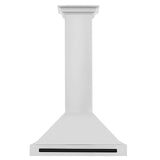 ZLINE 30 in. Autograph Edition Convertible Stainless Steel Range Hood with Stainless Steel Shell and Champagne Bronze Accents (KB4STZ-30-CB) [Color: Matte Black Accents]