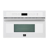 Oliena Espresso White 30 Inch 1750 Watt Compact Oven & 1000 Watt Microwave, 1.6 cu. ft.