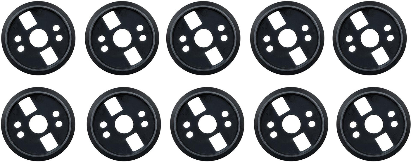 FGR488BWW32 48" All Gas Freestanding Range in White with Blue Knob Kit Set and Black Bezel Kit Set