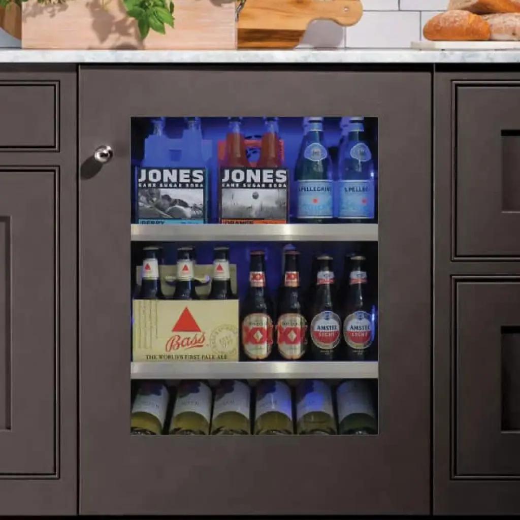24" Designer Undercounter ADA Height Beverage Center - Panel Ready