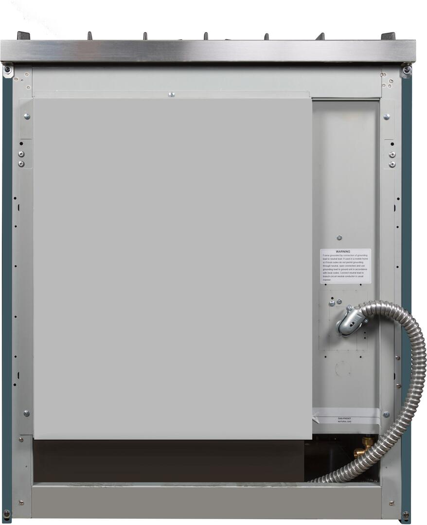 Majestic II 30 Inch Dual Fuel Liquid Propane Freestanding Range in Blue Grey with Copper Trim
