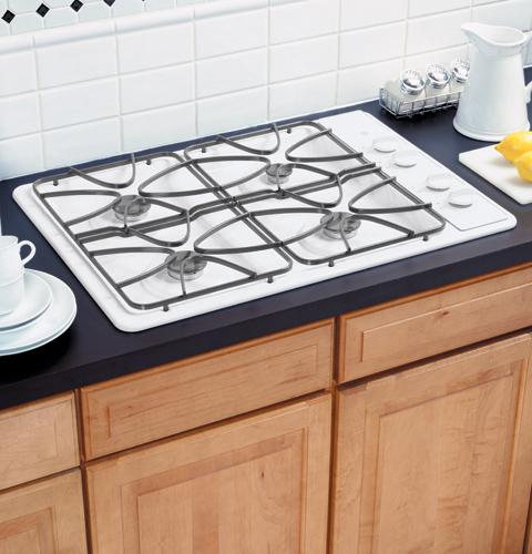 GE® 30" Built-In Gas Cooktop