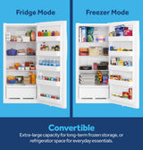 GE® 17.9 Cu. Ft. Garage Ready Convertible Upright Freezer