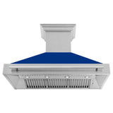 ZLINE 48 in. DuraSnow Stainless Steel Range Hood with Colored Shell Options (8654SNX-48) [Color: DuraSnow Stainless Steel]