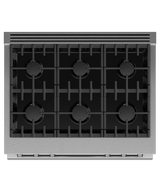 36" Series 9 Professional Dual Fuel 6 Burner Self-Cleaning Range