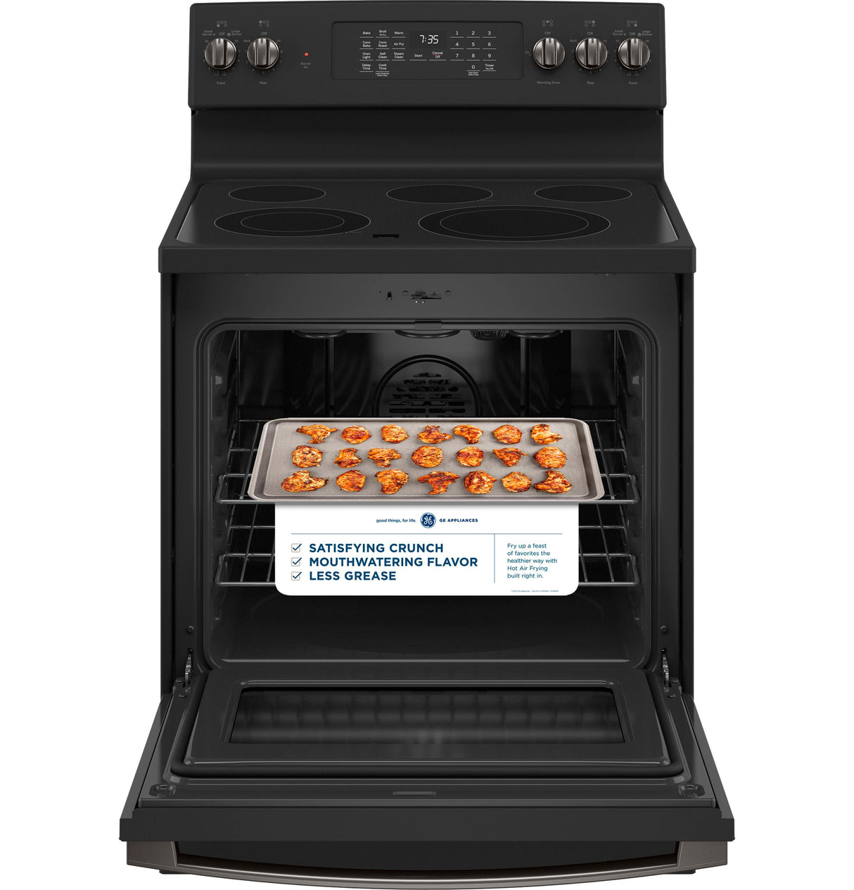 GE® 30" Free-Standing Electric Convection Range with No Preheat Air Fry