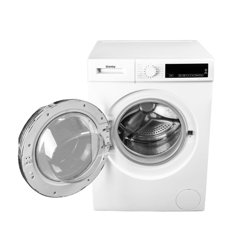 Danby 24-inch, 2.2 cu. ft. Stackable Front Load Washer with Steam in White