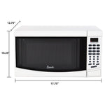 0.7 cu. ft. Microwave Oven - White / 0.7 cu. ft.