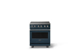 30"W. Induction Range (Finish: Squall, Trim: Polished Chrome)