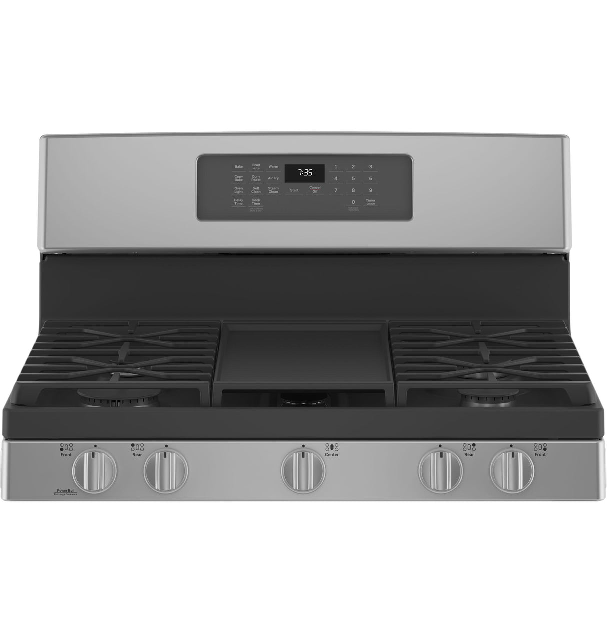 GE® 30" Free-Standing Gas Convection Range with No Preheat Air Fry