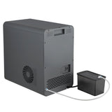Sferico 11-in Ice Maker, Silver, 32 clear 2-in slow-melting spheres daily, stores more than 10 balls