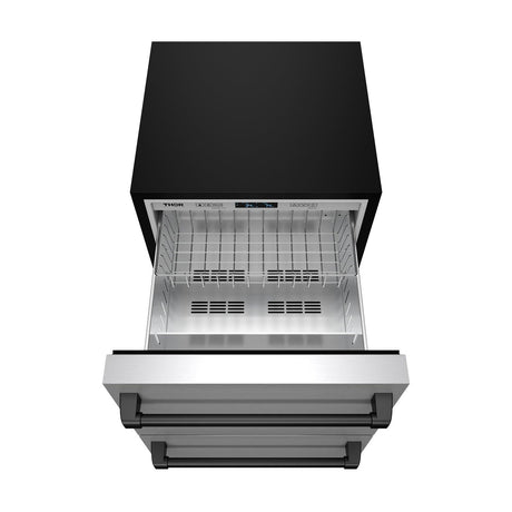 24 Inch Undercounter Built-in or Freestanding Drawer Refrigerator - Stainless Steel/black  Gordon Ramsay Series