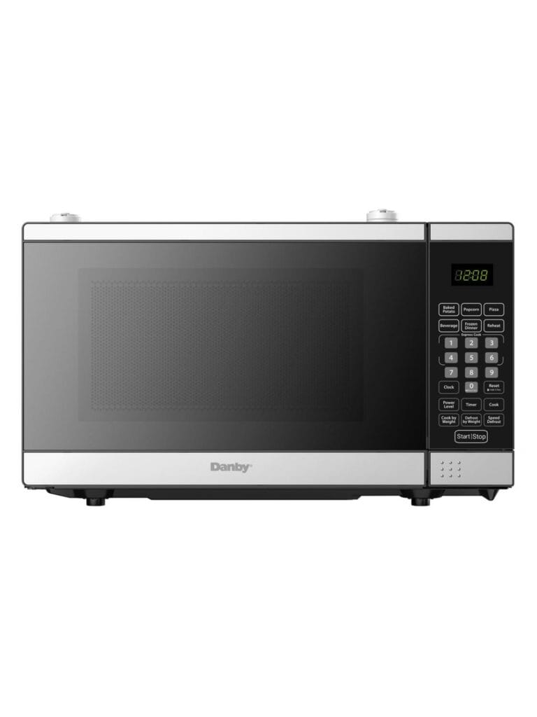 Danby Designer 0.7 cu. ft. Space Saving Under the Cupboard Microwave in Stainless Steel