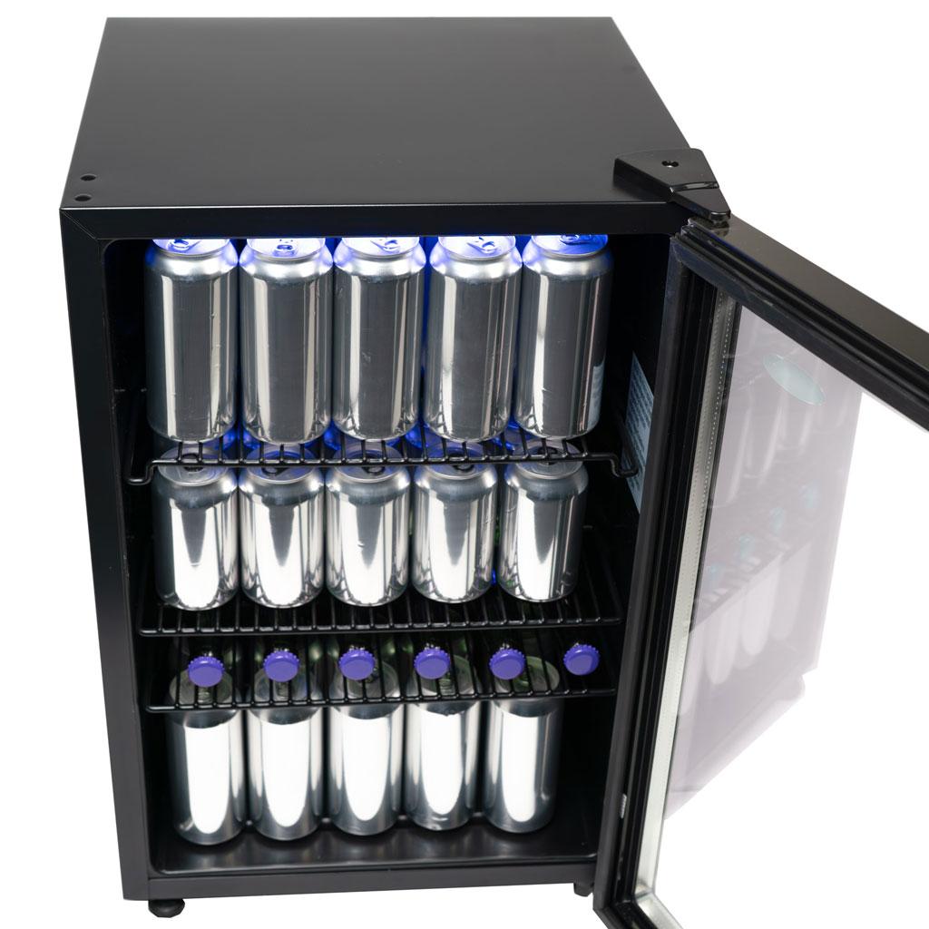 Danby 2.6 cu. ft. Free-Standing Beverage Center in Stainless Steel