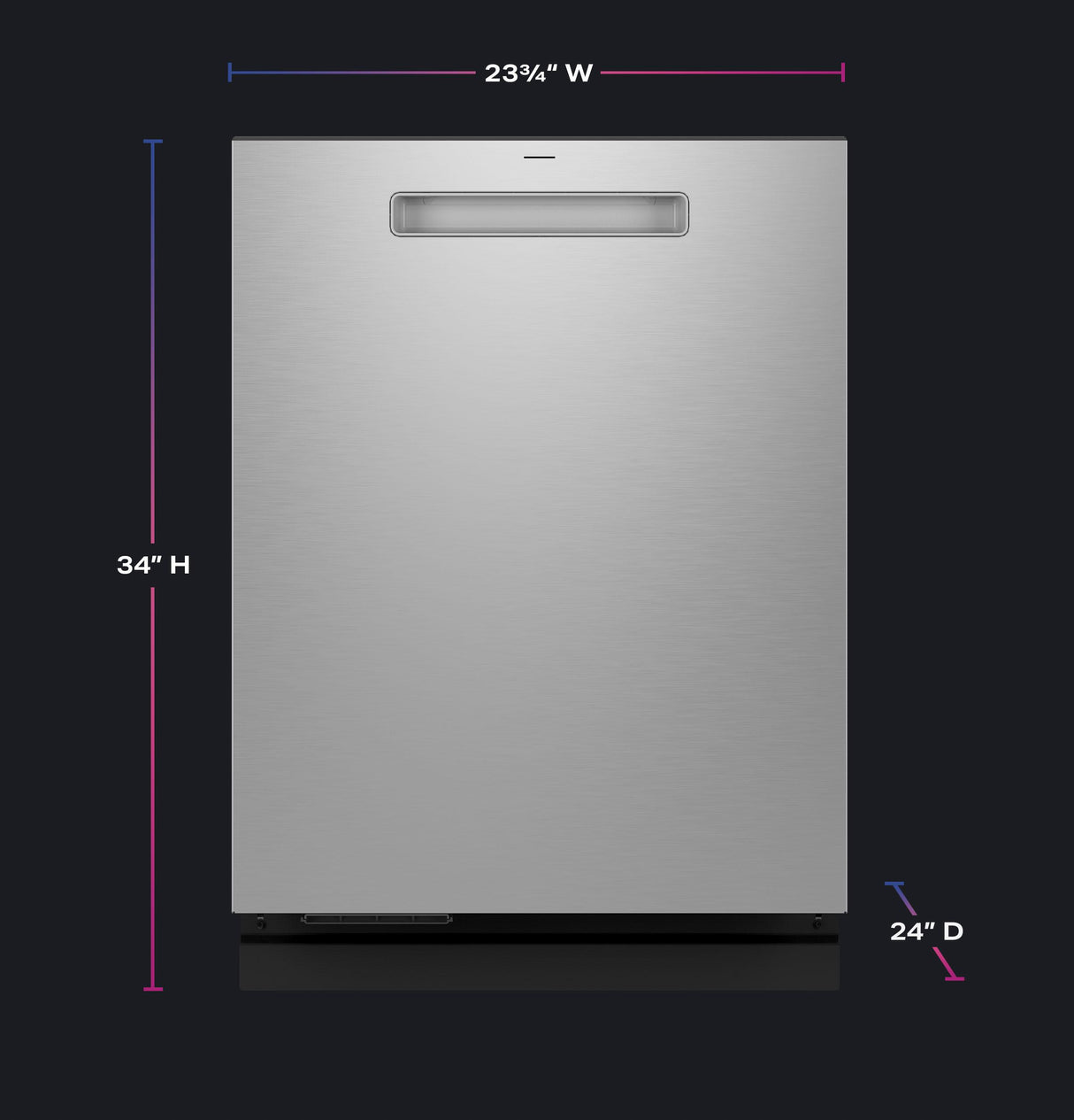 GE Profile™ ENERGY STAR Smart UltraFresh System Dishwasher with Microban™ Antimicrobial Technology with Deep Clean Washing 3rd Rack, 42 dBA