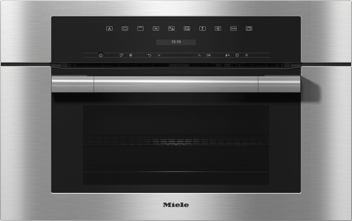 H 7170 BM Clean Touch Steel - 30" compact speed oven in a perfectly combinable design with automatic programs and combi modes.